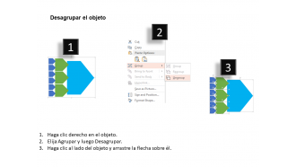 Organigrama de personas para diseño de powerpoint plano empresarial.