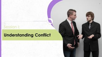 Comprehensive Training Curriculum on Conflict Management Training PPT