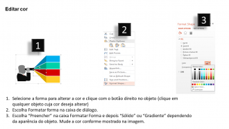 Visão futura para comunicação empresarial e questões financeiras design plano de powerpoint