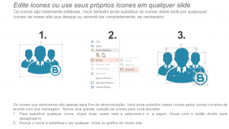 Sobre a descrição da nossa empresa com guia de imagem em powerpoint