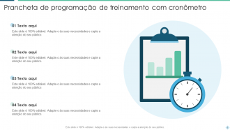 Pacotes de modelos de PowerPoint de cronograma de treinamento