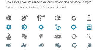 Processus en 4 étapes pour la mise en page PowerPoint du processus de recrutement