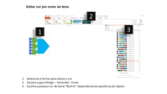 Organograma de pessoas para design plano de powerpoint de negócios