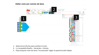 Organigrama de personas para diseño de powerpoint plano empresarial.