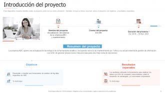 Introducción a las diapositivas de presentación de PowerPoint de gestión ágil de proyectos.