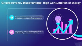 A Guide To Disadvantages Of Cryptocurrency Training Ppt