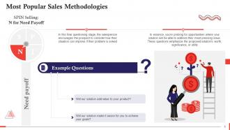 A Guide To Sales Methodologies Training Ppt Analytical Colorful