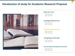 Academic research proposal powerpoint presentation slides