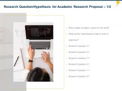 Academic research proposal powerpoint presentation slides