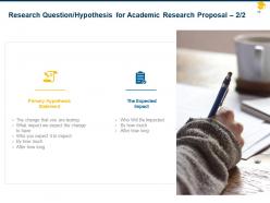 Academic research proposal powerpoint presentation slides