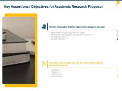 Academic research proposal powerpoint presentation slides