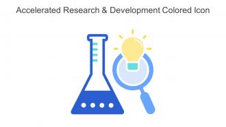 Accelerated Research And Development Colored Icon In Powerpoint Pptx Png And Editable Eps Format