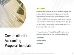 Accounting Proposal Template Powerpoint Presentation Slides