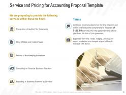 Accounting Proposal Template Powerpoint Presentation Slides