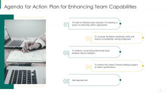 Action plan for enhancing team capabilities powerpoint presentation slides