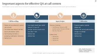 Action Plan For Quality Improvement In BPO Powerpoint Presentation Slides