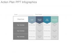 Action plan ppt infographics