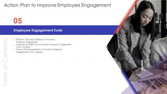 Action Plan To Improve Employee Engagement Powerpoint Presentation Slides