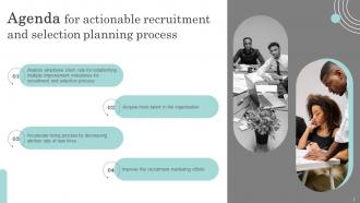 Actionable Recruitment And Selection Planning Process Complete Deck Professionally Appealing