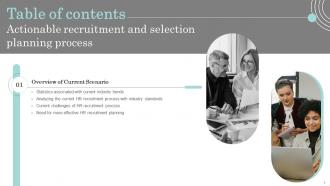 Actionable Recruitment And Selection Planning Process Complete Deck Attractive Appealing