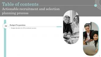 Actionable Recruitment And Selection Planning Process Complete Deck Adaptable Appealing