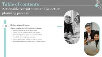 Actionable Recruitment And Selection Planning Process Complete Deck Images Informative