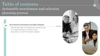 Actionable Recruitment And Selection Planning Process Complete Deck Researched Informative