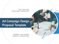 Ad Campaign Design Proposal Template Powerpoint Presentation Slides