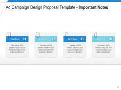 Ad Campaign Design Proposal Template Powerpoint Presentation Slides