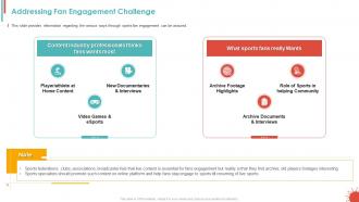 Addressing fan engagement challenge covid business survive adapt post recovery strategy live sports