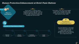 Addressing Safety And Security Concerns In Hospitality Industry Training Ppt Professional Pre-designed