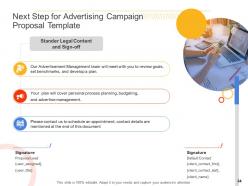 Advertising campaign proposal template powerpoint presentation slides