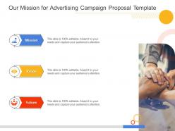 Advertising campaign proposal template powerpoint presentation slides