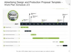 Advertising design and production proposal template powerpoint presentation slides