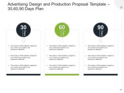 Advertising design and production proposal template powerpoint presentation slides