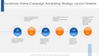 Advertising Launch Timeline Powerpoint Ppt Template Bundles