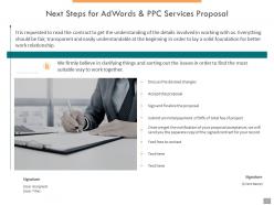 Adwords and ppc proposal template powerpoint presentation slides