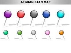 Afghanistan country powerpoint maps