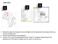 Africa continents powerpoint map 1114