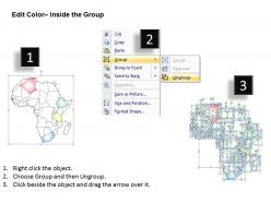 Africa continents powerpoint map 1114