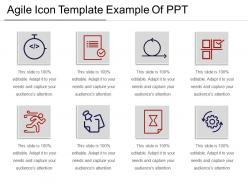 Agile icon template example of ppt