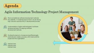 Agile Information Technology Project Management Powerpoint Presentation Slides