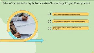 Agile Information Technology Project Management Powerpoint Presentation Slides