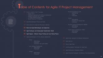 Agile it project management powerpoint presentation slides