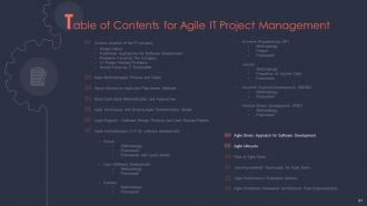 Agile it project management powerpoint presentation slides