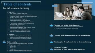 AI In Manufacturing Powerpoint Presentation Slides Images Good