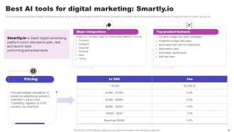 AI Marketing Strategies Maximizing ROI With Machine Learning AI CD V Professional Downloadable