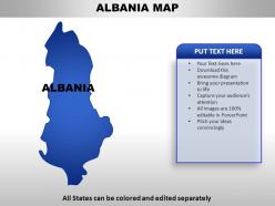 Albania country powerpoint maps