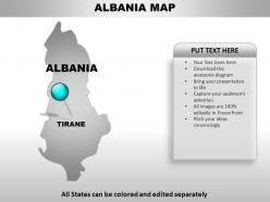 Albania country powerpoint maps