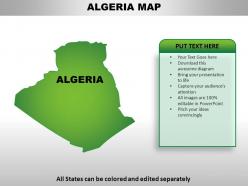 Algeria country powerpoint maps